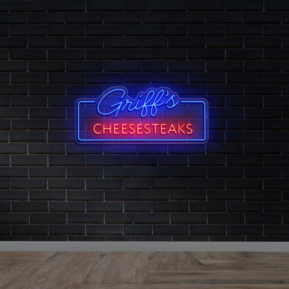 Grill’s Cheesesteaks - Premium Neon Artwork