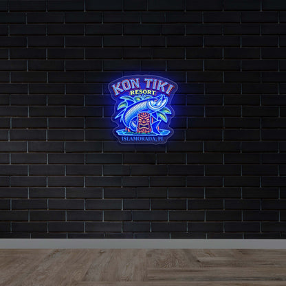 Kon Tiki Resort - Premium Neon Artwork