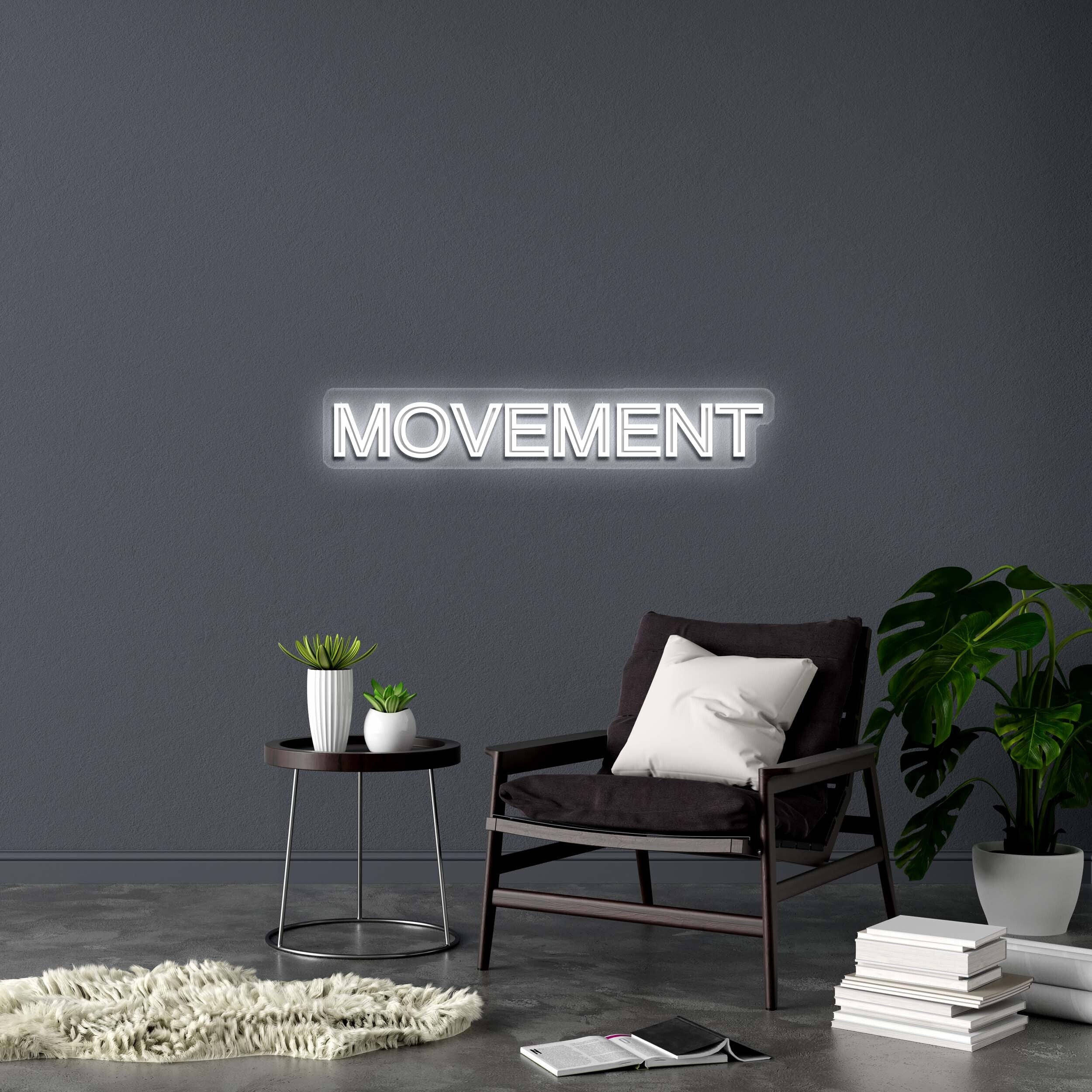 MOVEMENT - Premium Neon Artwork