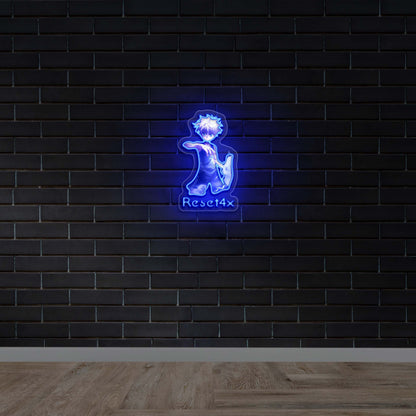 Reset4x - Premium Neon Artwork