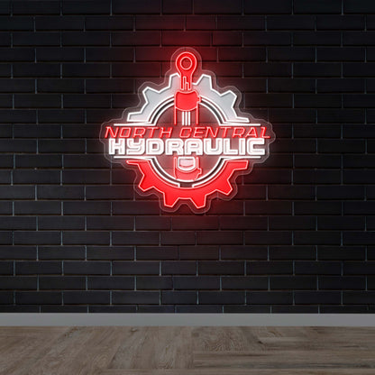 NORTH CENTRAL HYDRAULIC - Premium Neon Artwork