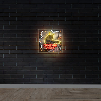 CHIMERAN ZOMBIE - Premium Neon Artwork