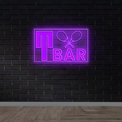 T BAR - Premium Neon Artwork
