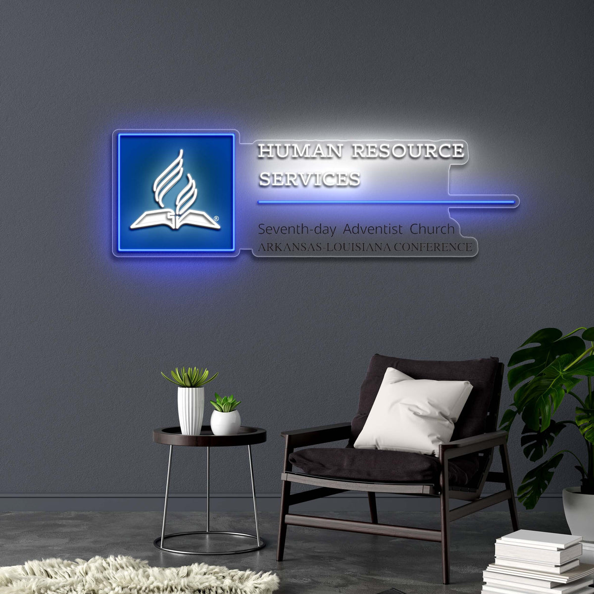 HUMAN RESOURCE SERVICES Seventh-day Adventist Church ARKANSAS-LOUISIANA CONFERENCE - Premium Neon Artwork