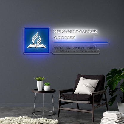 HUMAN RESOURCE SERVICES Seventh-day Adventist Church ARKANSAS-LOUISIANA CONFERENCE - Premium Neon Artwork