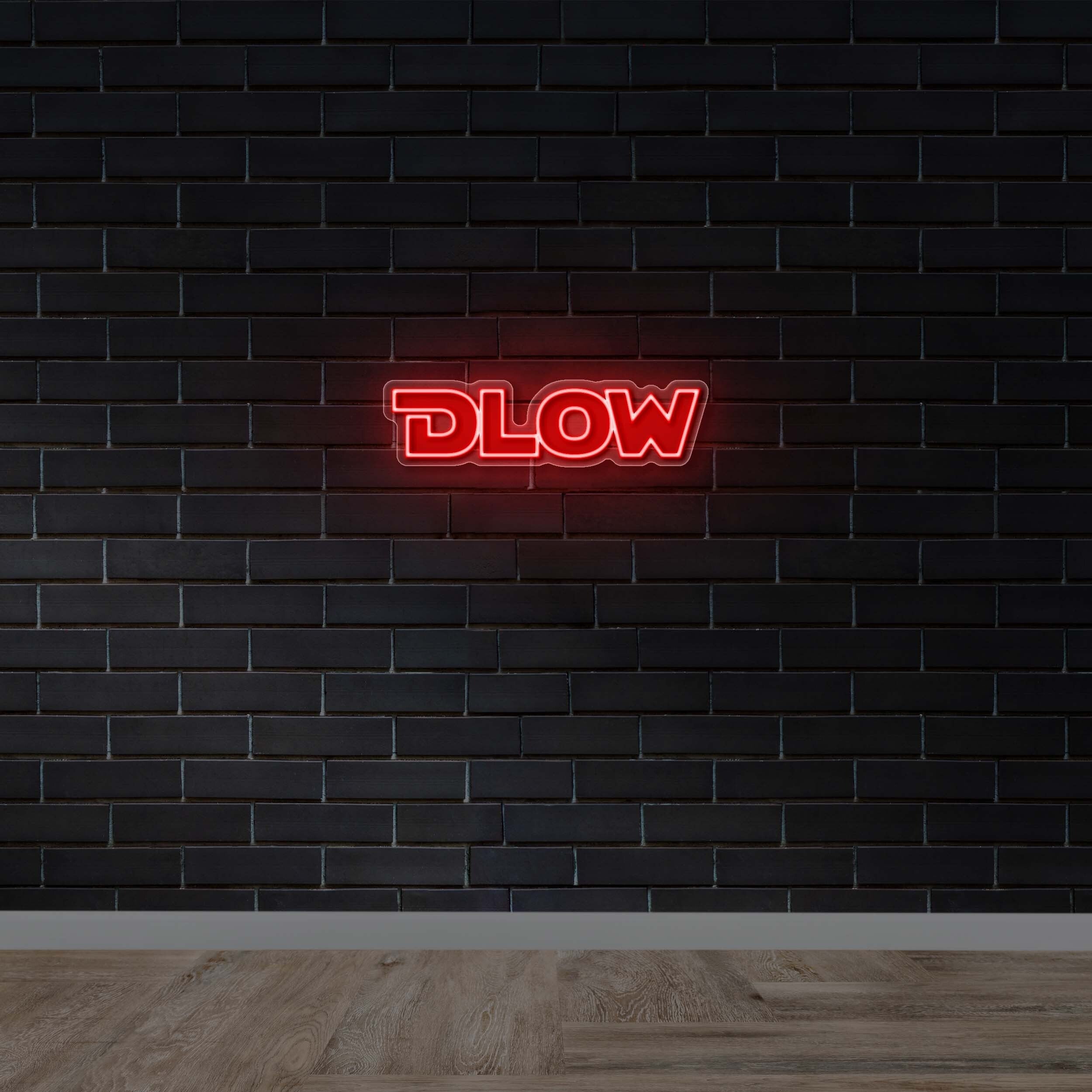 DLOW - Premium Neon Artwork