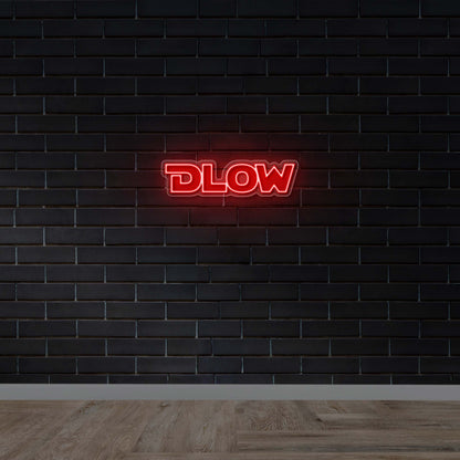 DLOW - Premium Neon Artwork