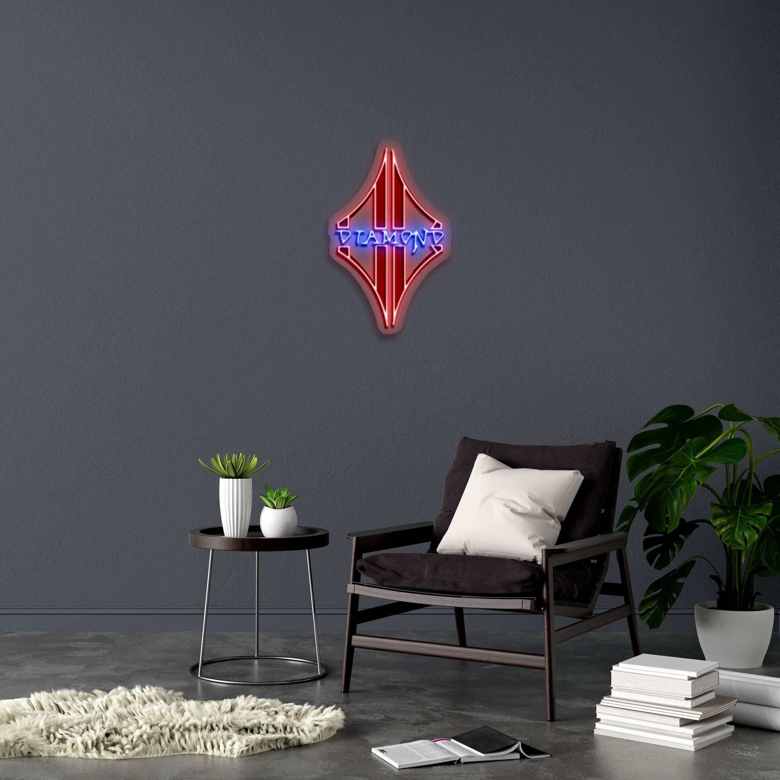 DIAMOND - Premium Neon Artwork