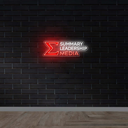 SUMMARY LEADERSHIP MEDIA - Premium Neon Artwork