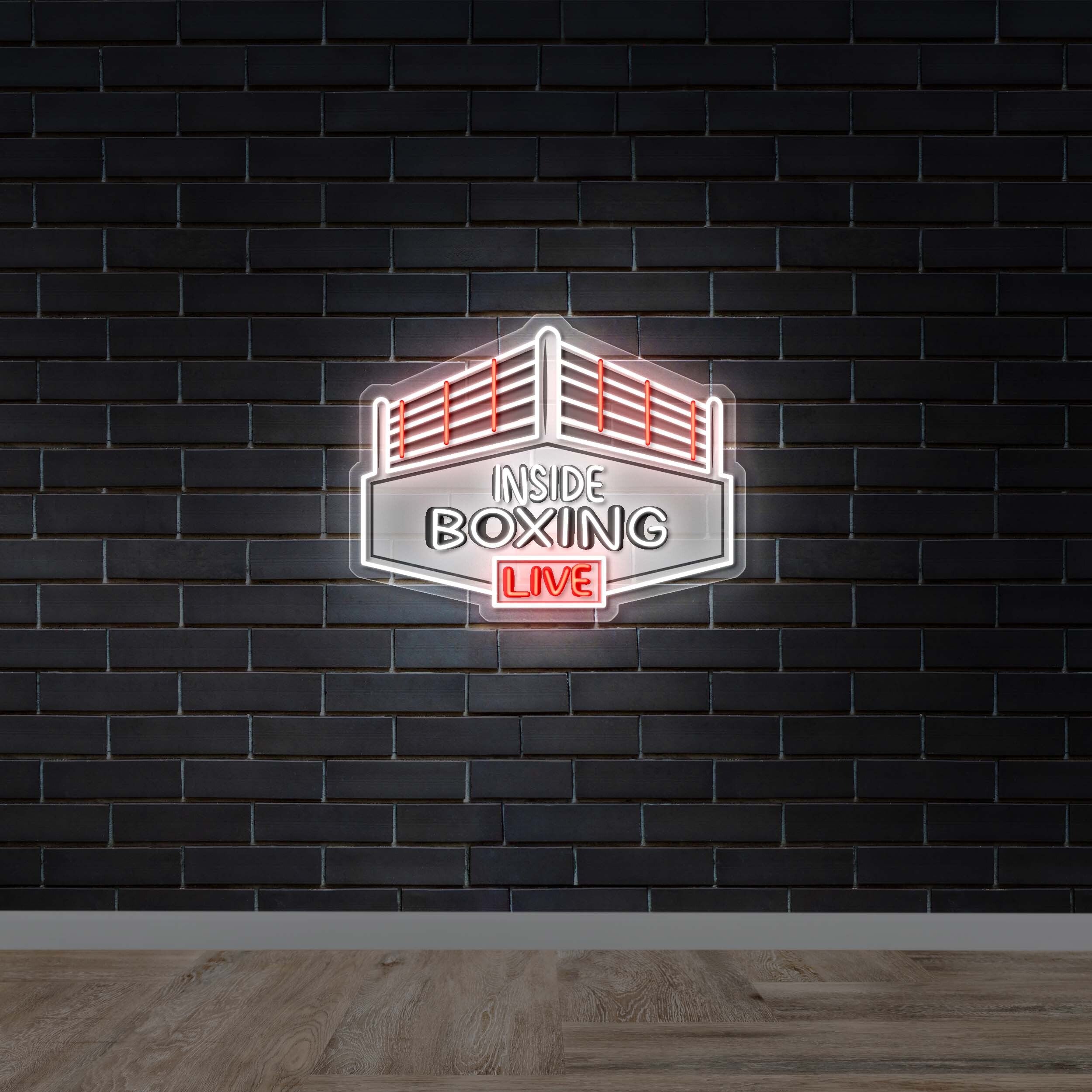 Inside Boxing | Nasi Goreng Font - Premium Neon Artwork