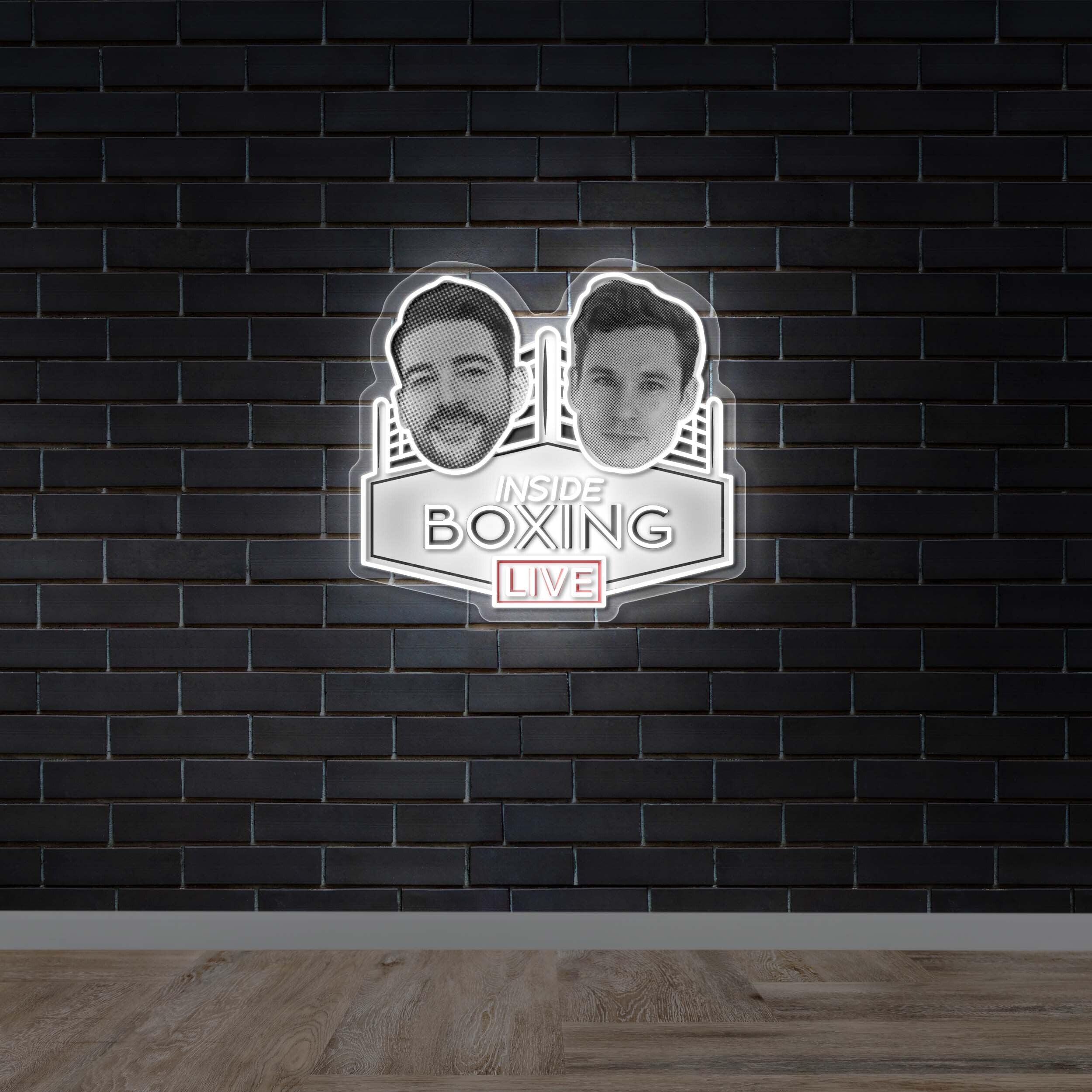 Inside Boxing Live - Premium Neon Artwork