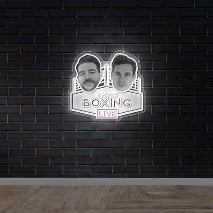 Inside Boxing Live - Premium Neon Artwork