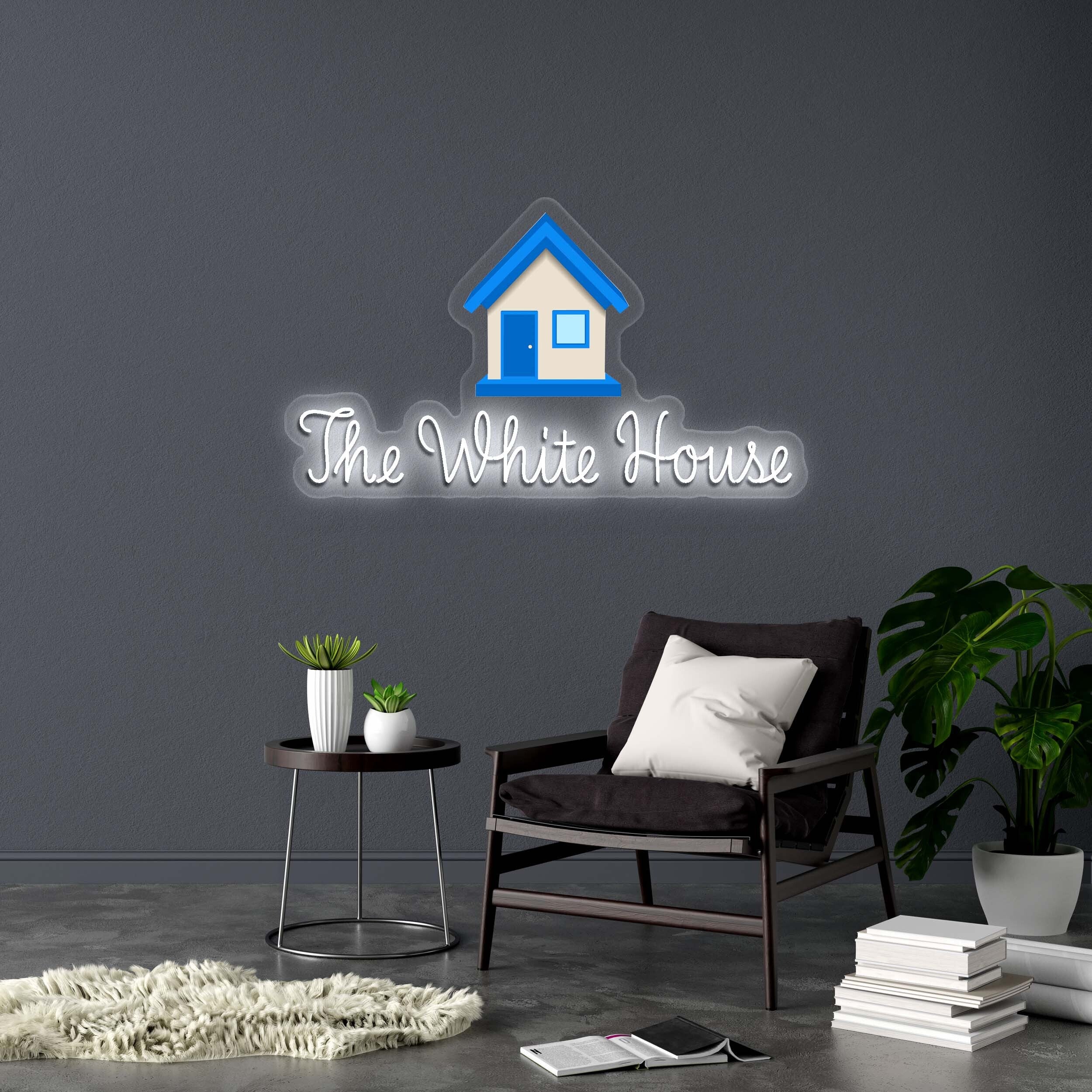 The White House - Premium Neon Artwork