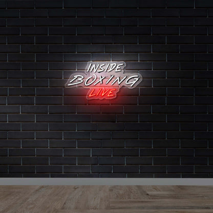 Inside Boxing Text Only - Premium Neon Artwork