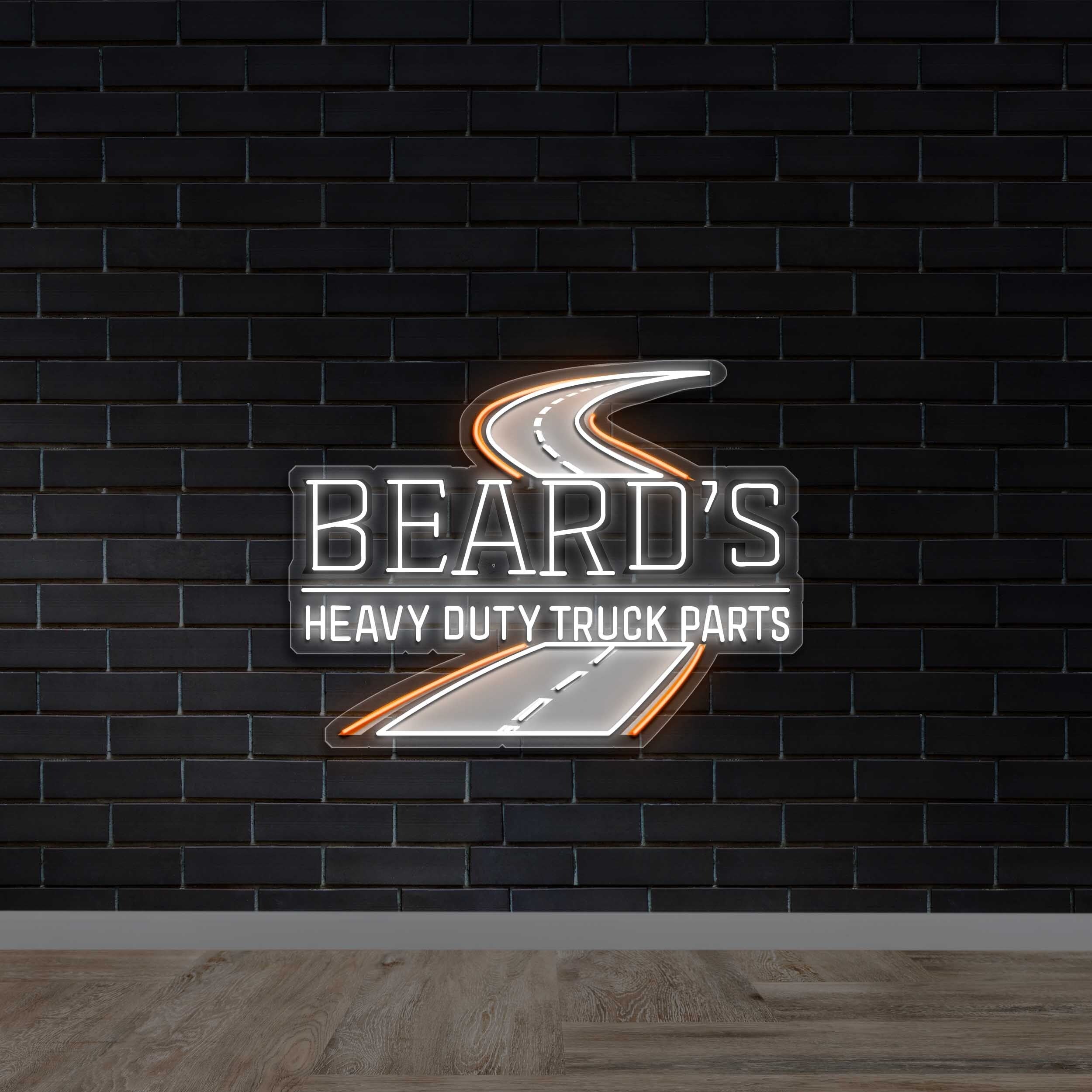 BEARD'S HEAVY DUTY TRUCK PARTS - Premium Neon Artwork