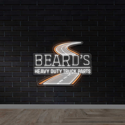 BEARD'S HEAVY DUTY TRUCK PARTS - Premium Neon Artwork