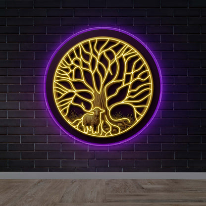 Tree of Life | Front-lit & Backlit - Premium Neon Artwork