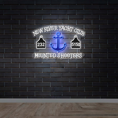 NEW RIVER YACHT CLUB - Premium Neon Artwork