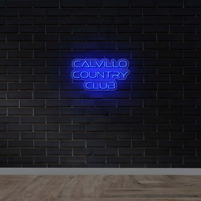 Calvillo Country Club - Premium Neon Artwork