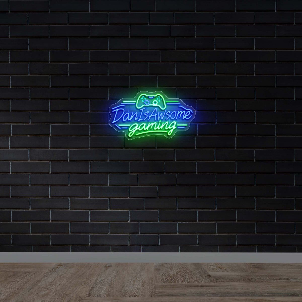 DanIsAwsome Gaming - Premium Neon Artwork