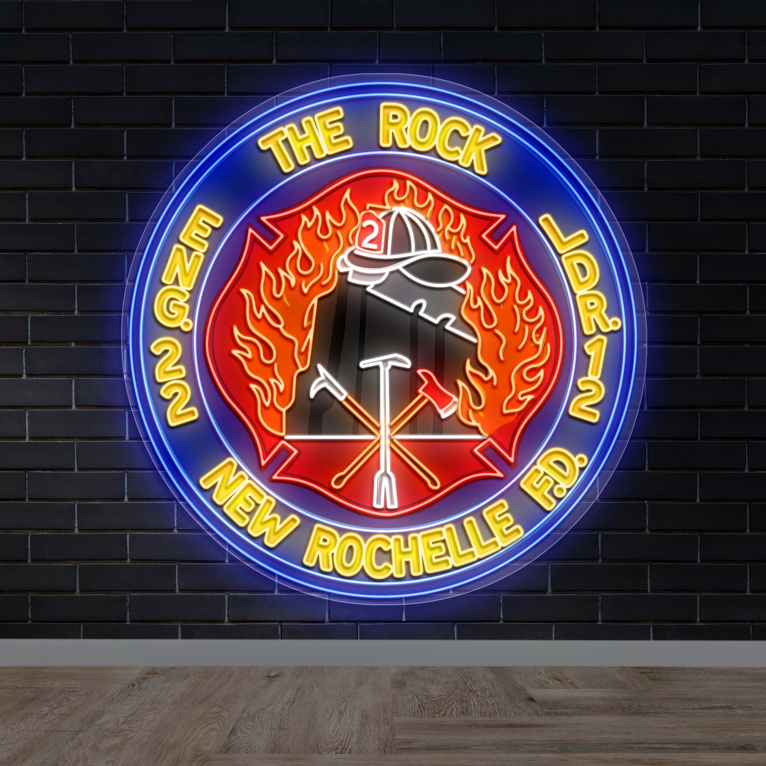 The Rock - Premium Neon Artwork