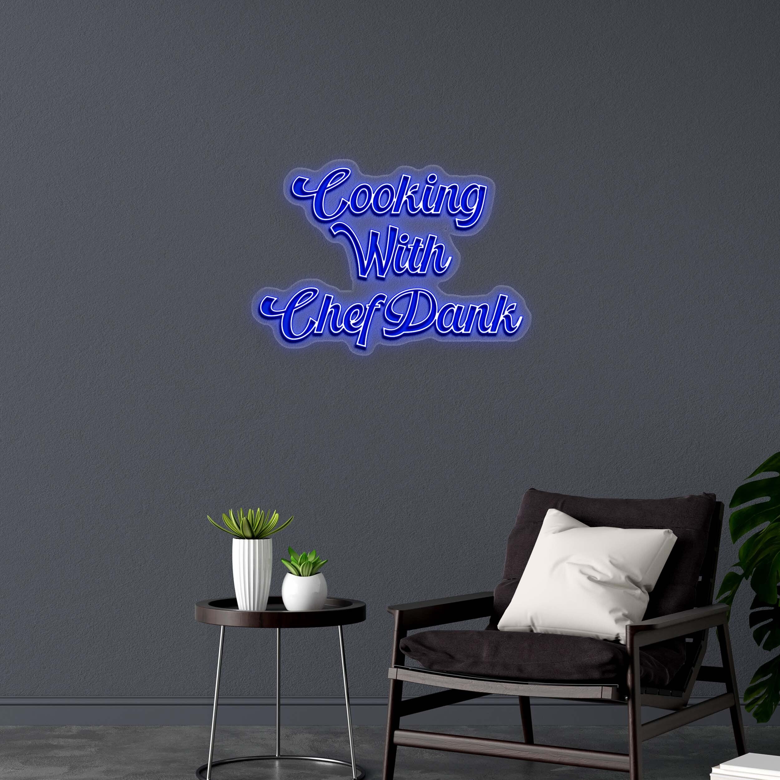 Cooking With Chef Dank - Premium Neon Artwork
