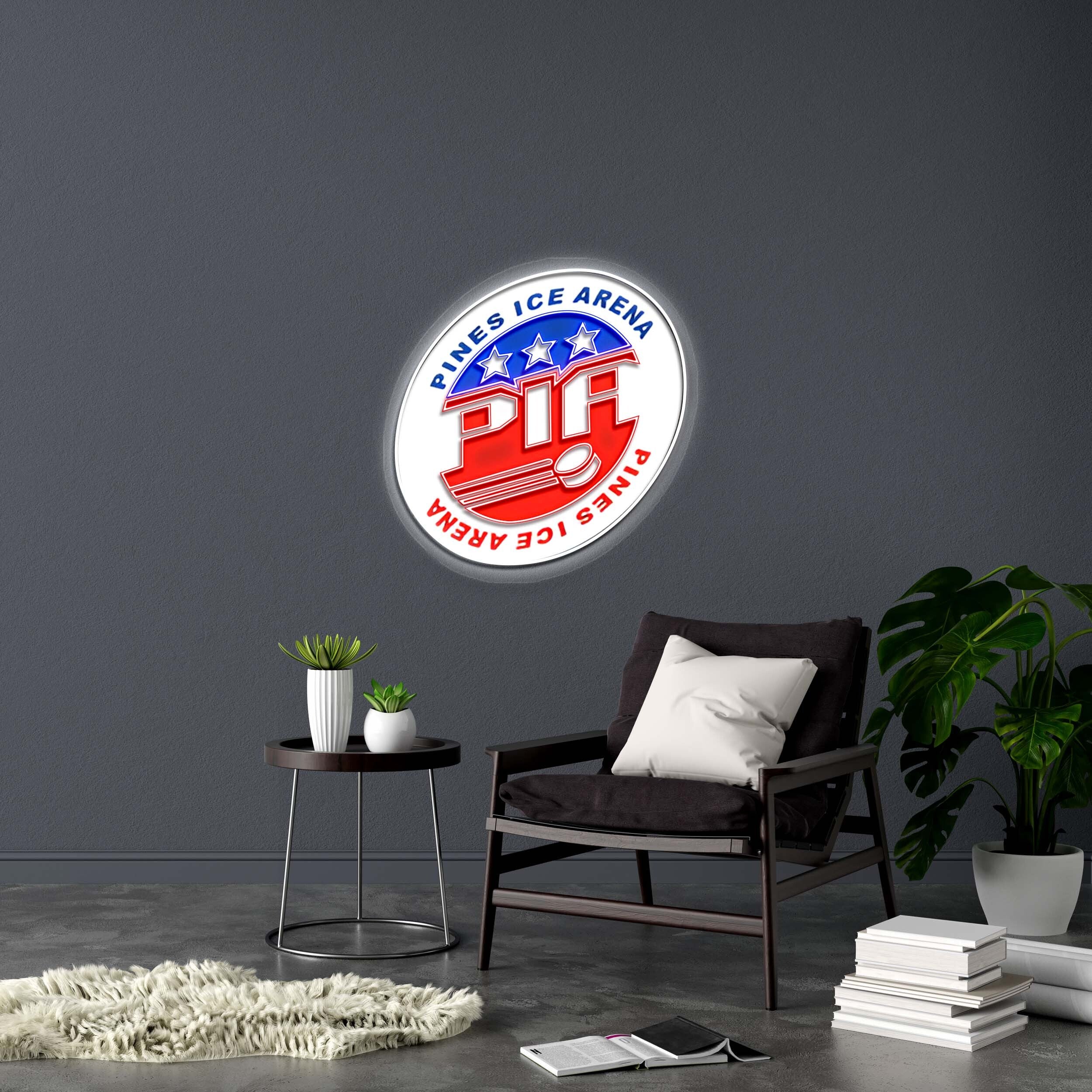 PINES ICE ARENA - Premium Neon Artwork