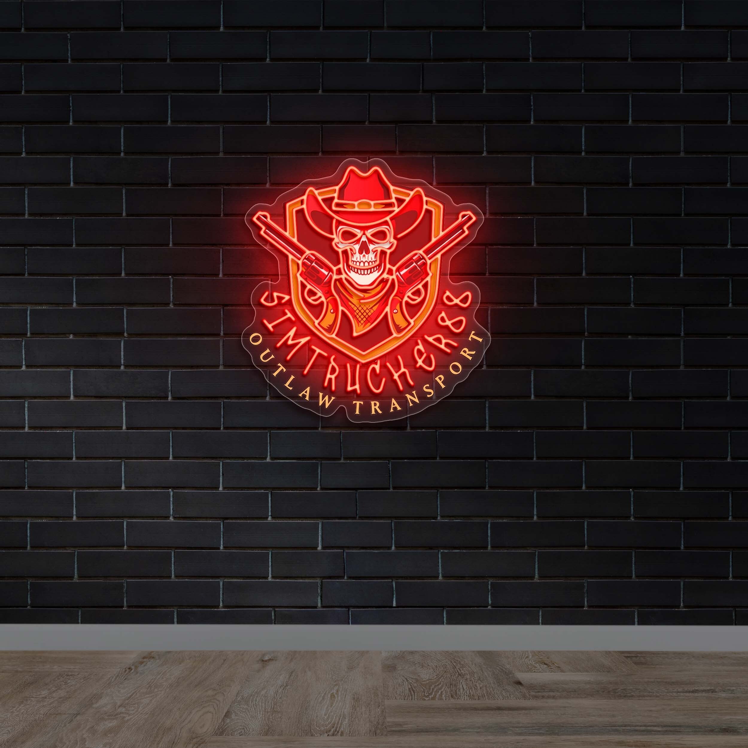 SIM TRUCKERSS - Premium Neon Artwork