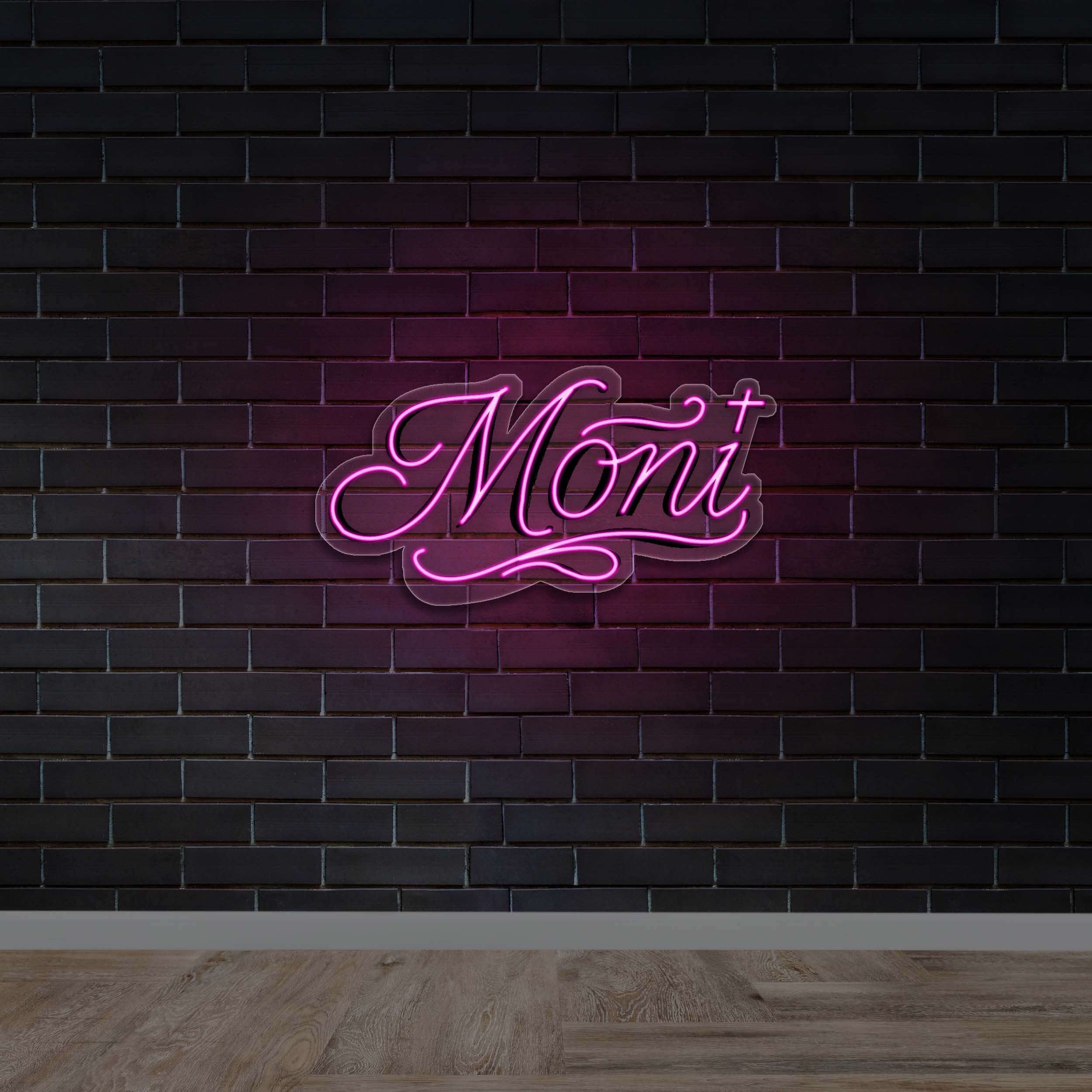 Moni - Premium Neon Artwork