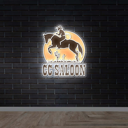 CC SALOON - Premium Neon Artwork