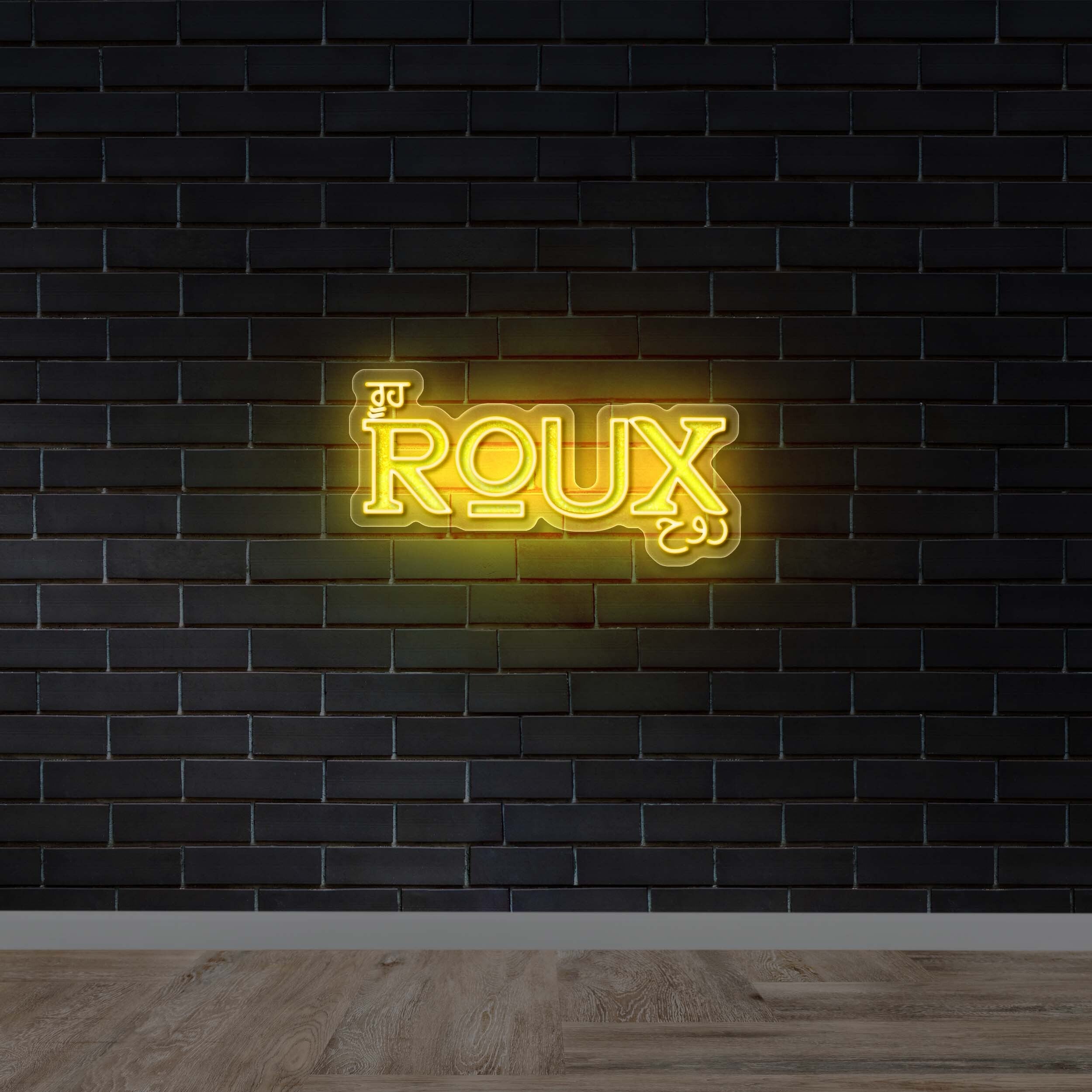 ROUX - Premium Neon Artwork