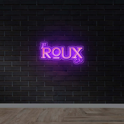 ROUX - Premium Neon Artwork