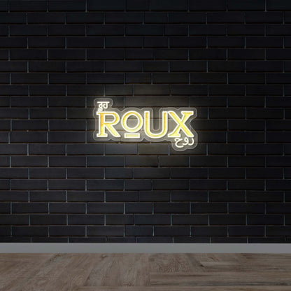 ROUX - Premium Neon Artwork
