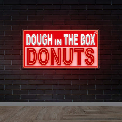 Dough in The Box - Premium Neon Artwork