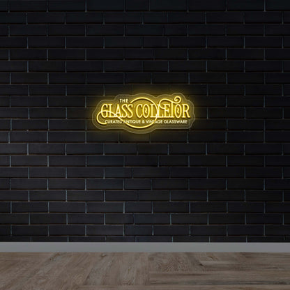Glass Collector - Premium Neon Artwork