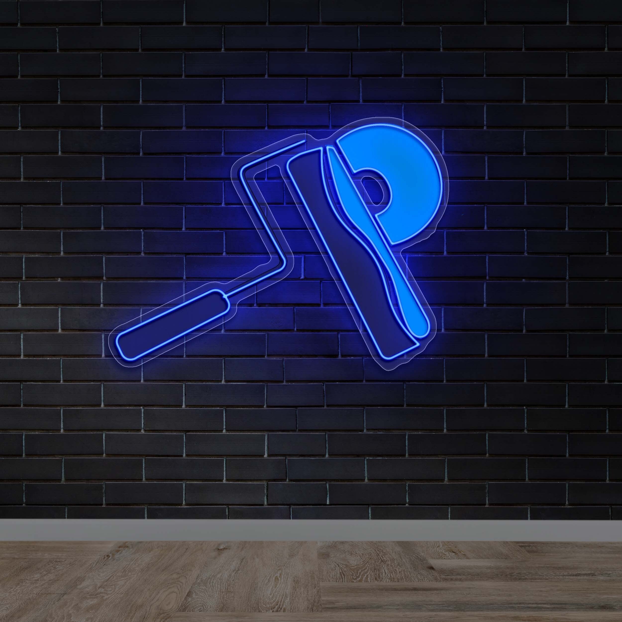 Roller Brush P - Premium Neon Artwork