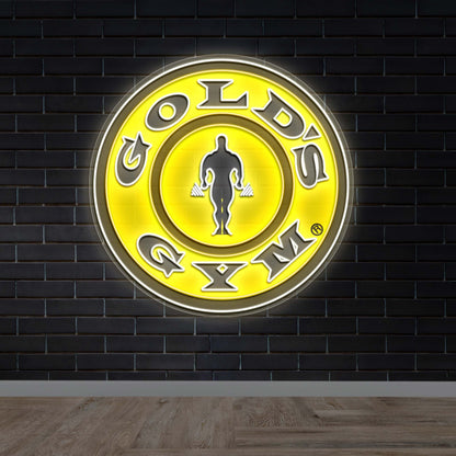 GOLD'S GYM -  Premium Neon Artwork