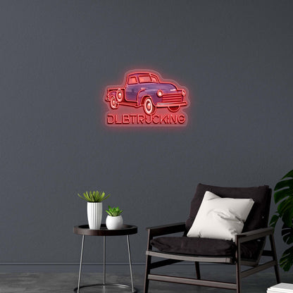 DLB TRUCKING - Premium Neon Artwork