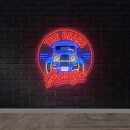 The Bears Garage - Premium Neon Artwork