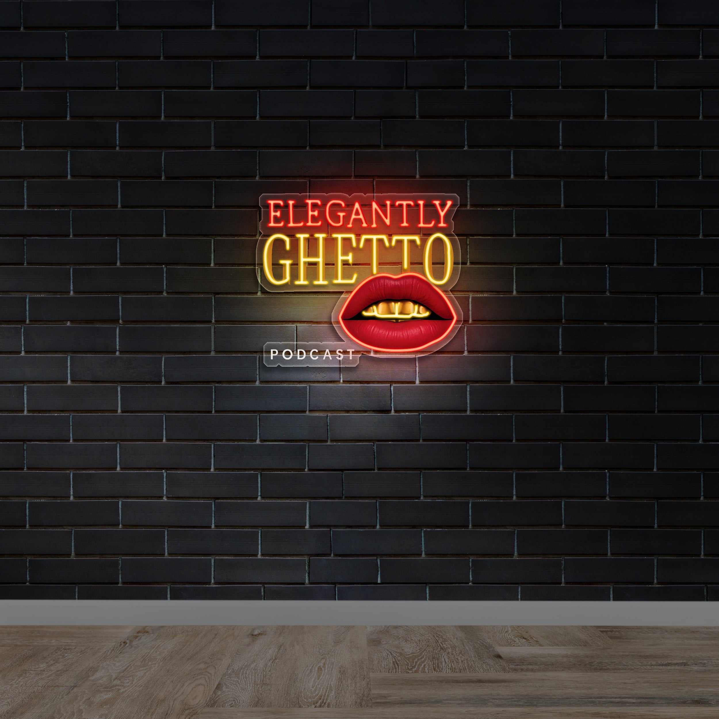 ELEGANTLY GHETTO - Premium Neon Artwork