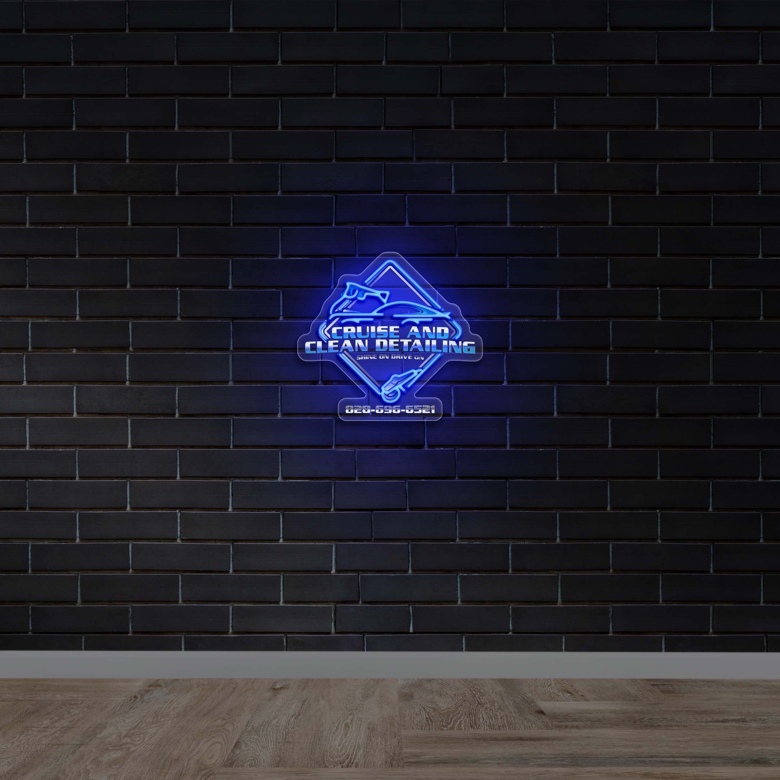 CRUISE AND CLEAN DETAILING - Premium Neon Artwork