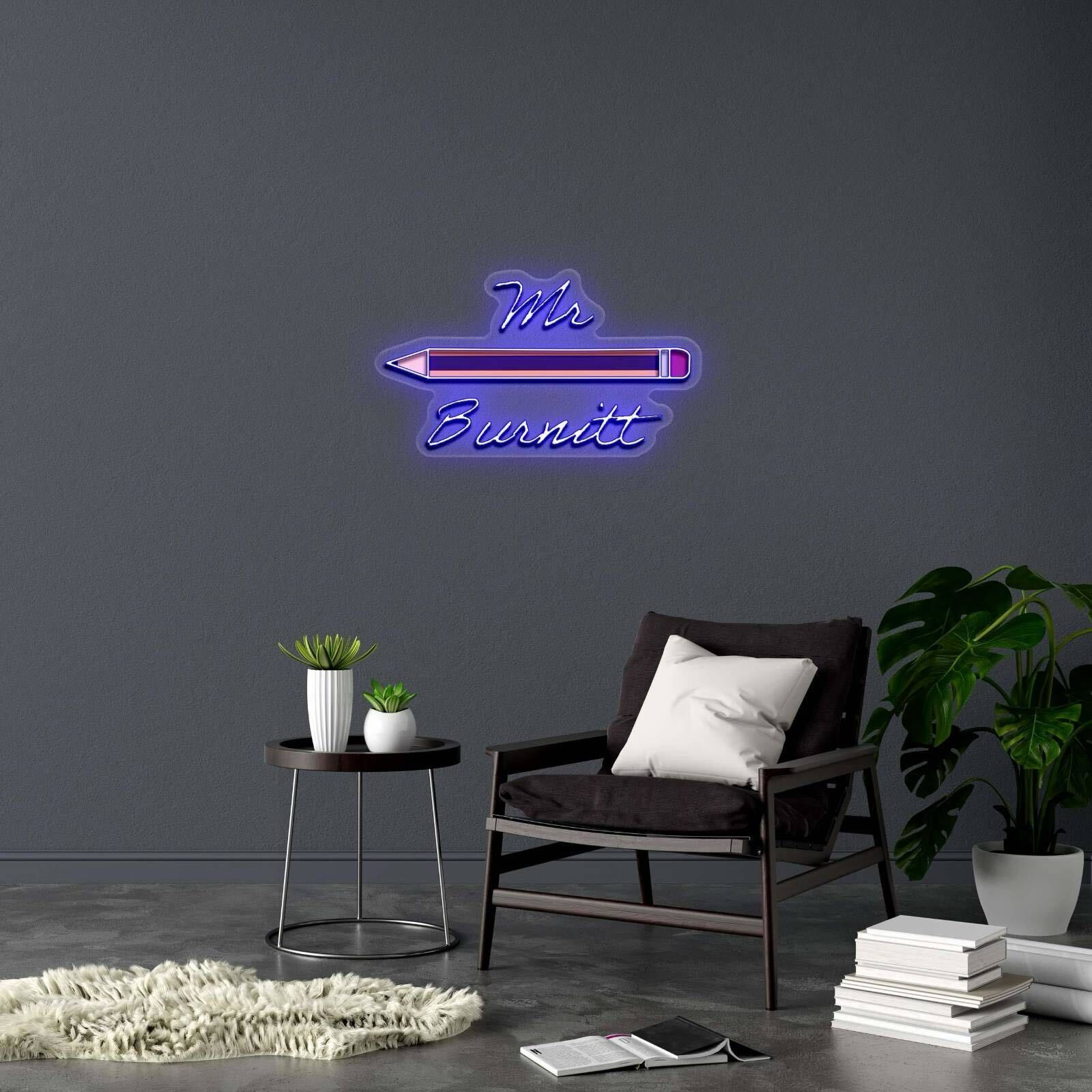 Mr Burnitt - Premium Neon Artwork