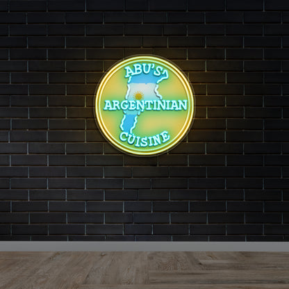 ABU'S ARGENTENIAN CUISINE - Premium Neon Artwork