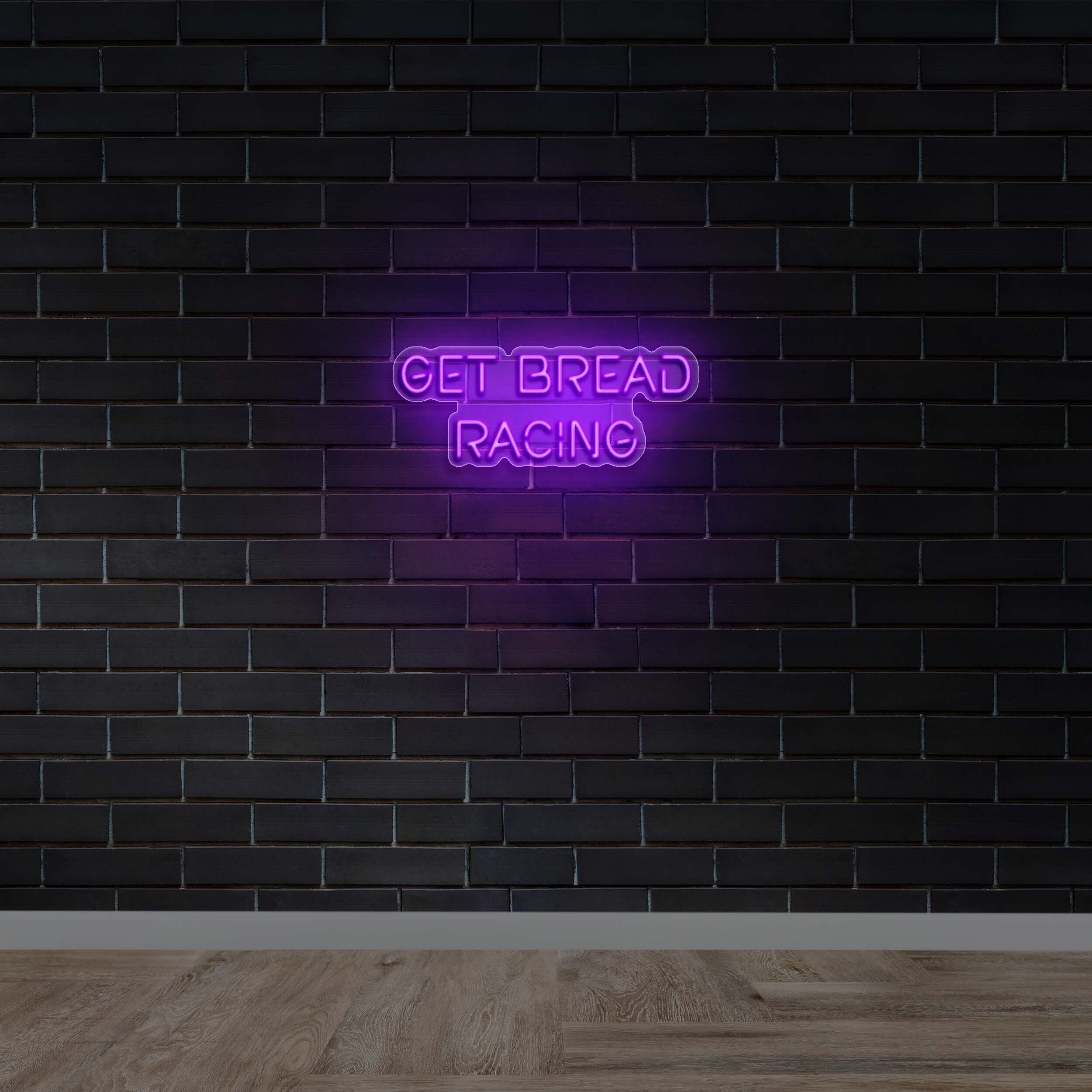 GET BREAD RACING - Premium Neon Artwork