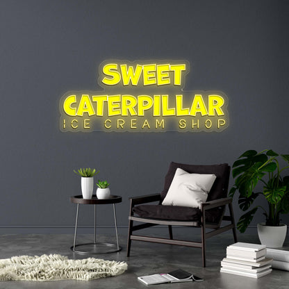 SWEET CATERPILLAR - Premium Neon Artwork