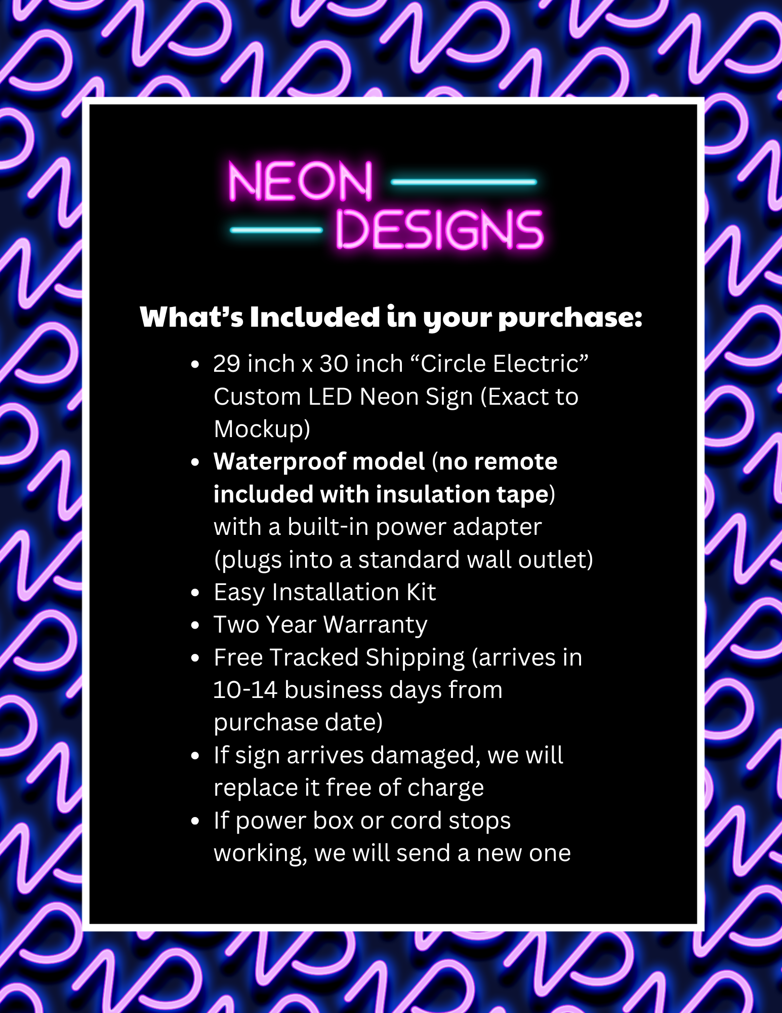 Circle Electric - Premium Neon Artwork
