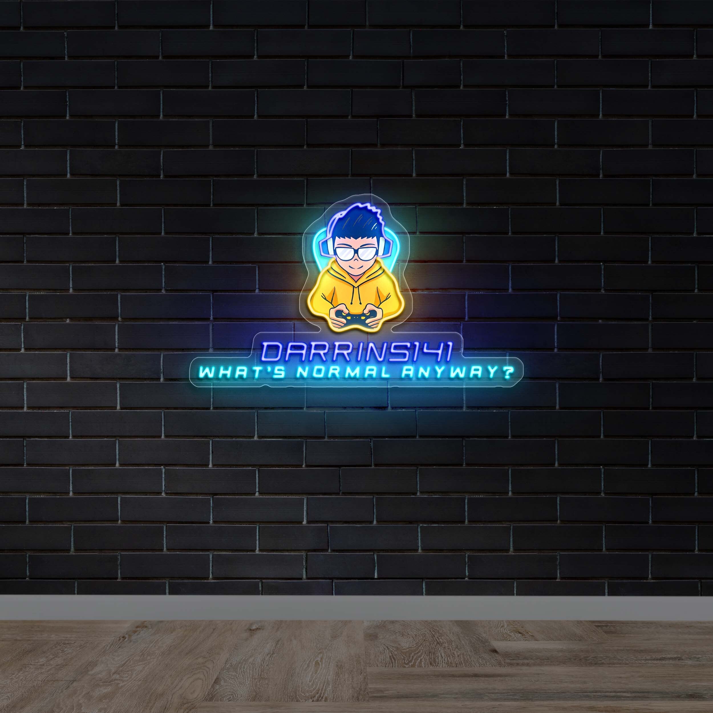 Darrin5141 What's normal anyway? - Premium Neon Artwork