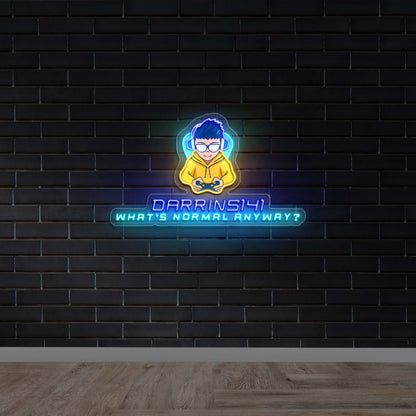 Darrin5141 What's normal anyway? - Premium Neon Artwork