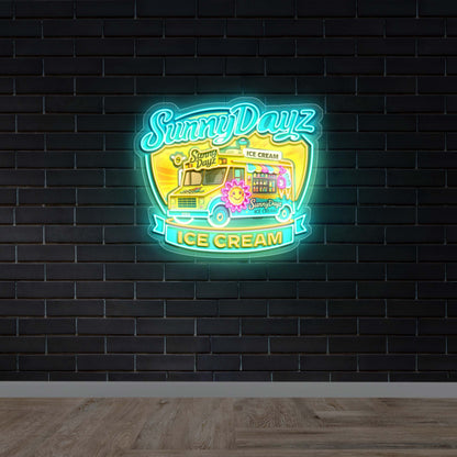 Sunny Dayz - Premium Neon Artwork
