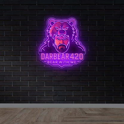 DARBEAR 420 - Premium Neon Artwork